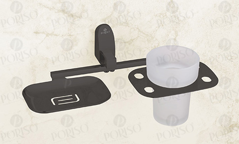 Soap Dish With Tumbler Holder