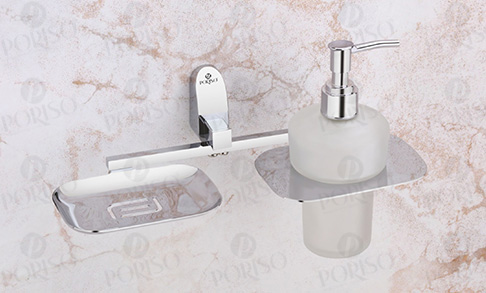 Soap Dish With Liquid Soap Dispenser