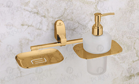 Soap Dish With Liquid Soap Dispenser