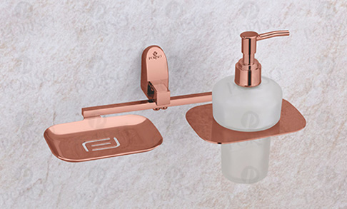 Soap Dish With Liquid Soap Dispenser