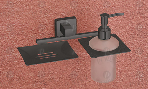 Soap Dish With Liquid Soap Dispenser
