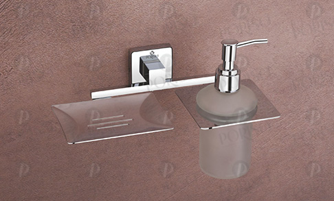 Soap Dish With Liquid Soap Dispenser
