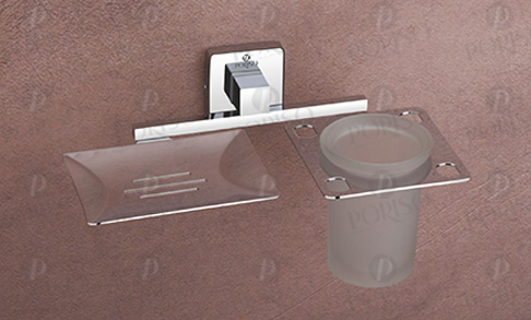 Soap Dish With Tumbler Holder