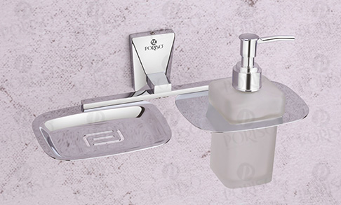 Soap Dish With Liquid Soap Dispenser