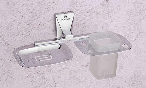 Soap Dish With Tumbler Holder