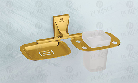 Soap Dish With Tumbler Holder