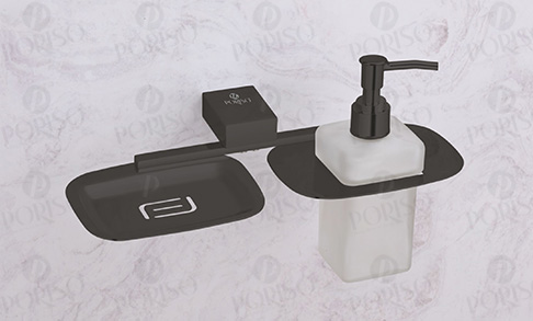 Soap Dish With Liquid Soap Dispenser