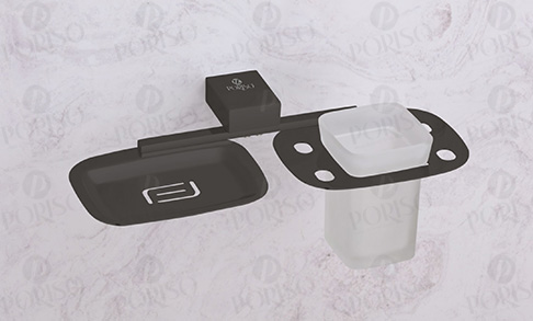 Soap Dish With Tumbler Holder
