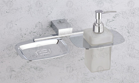 Soap Dish With Liquid Soap Dispenser