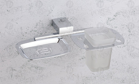 Soap Dish With Tumbler Holder