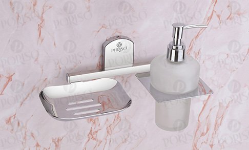 Soap Dish With Liquid Soap Dispenser