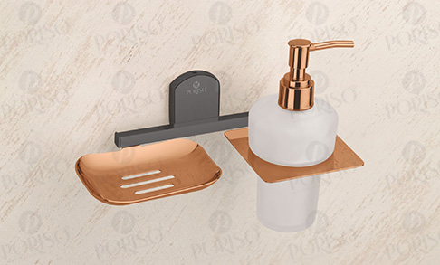 Soap Dish With Liquid Soap Dispenser